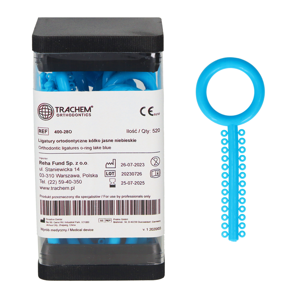 Ортодонтические резинки 520 шт. TRACHEM