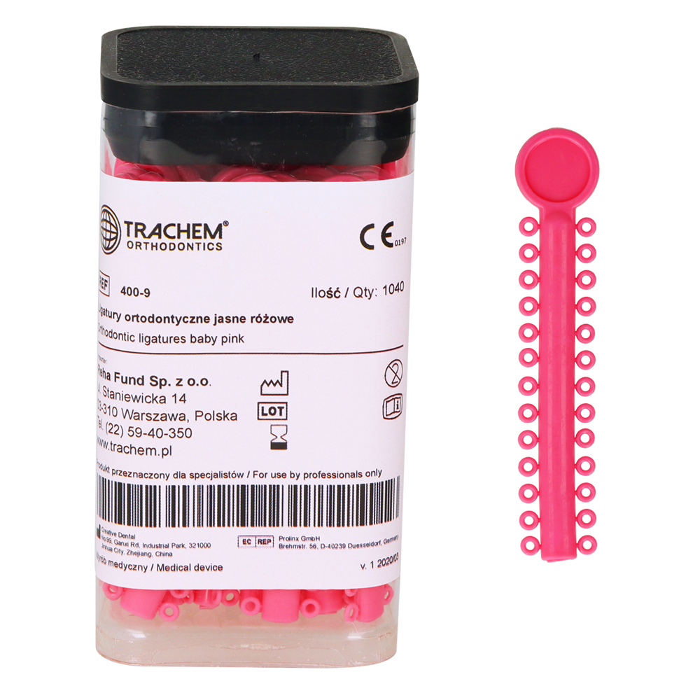 Ортодонтические резинки, 1040 шт. Trachem