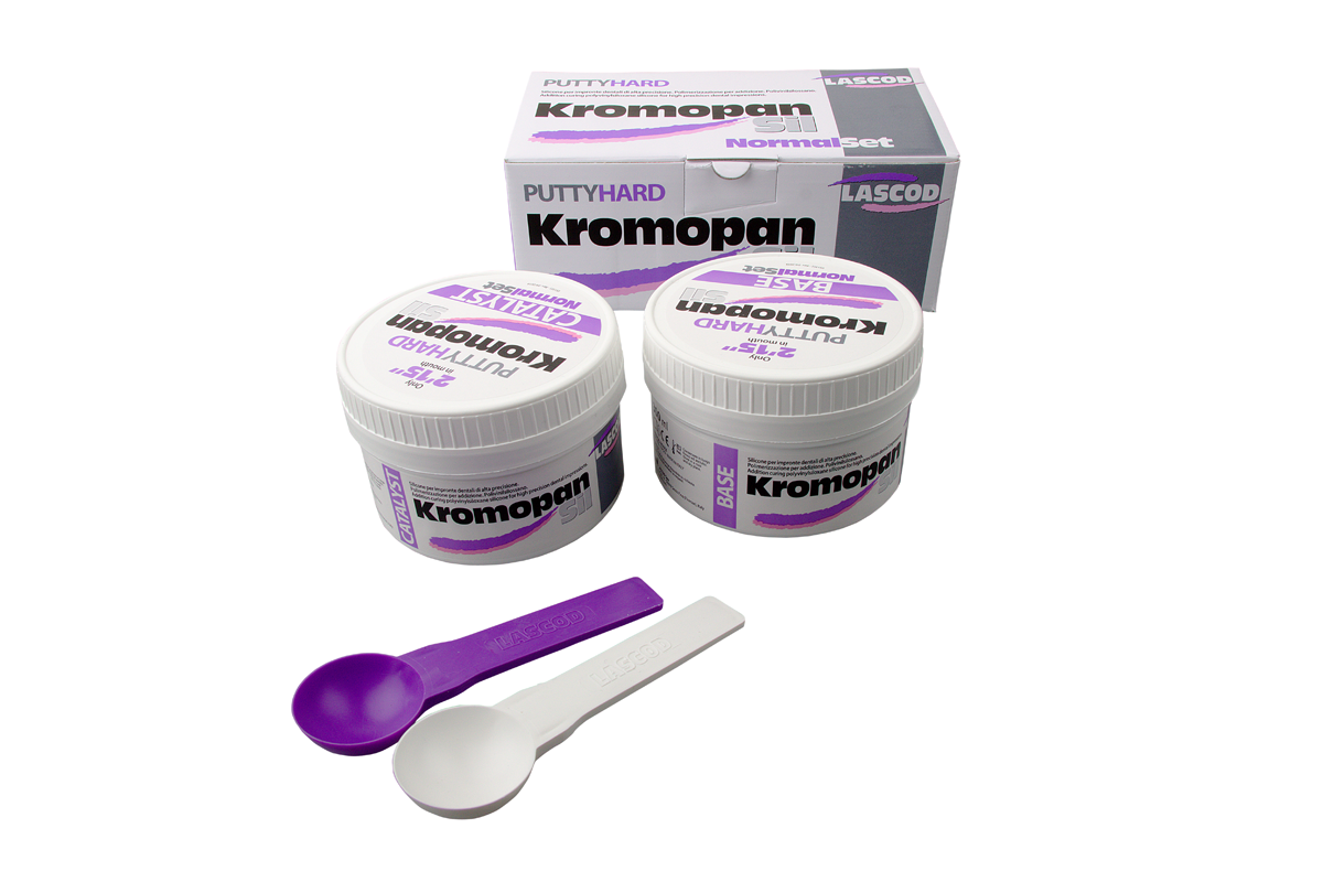 Kromopan SIL A-селикон Putty Hard 300 мл × 2 шт. Lascod