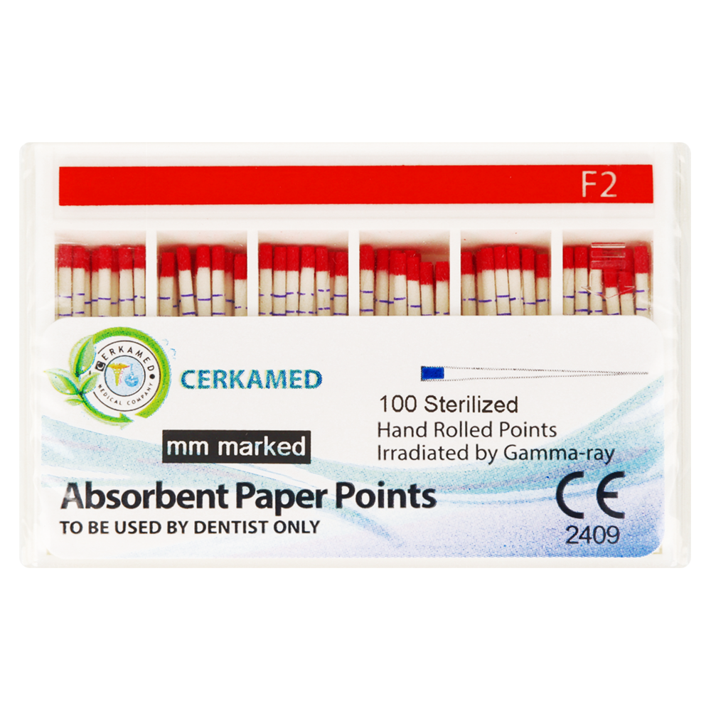 Бумажные штифты ProTaper 100 шт. Cerkamed