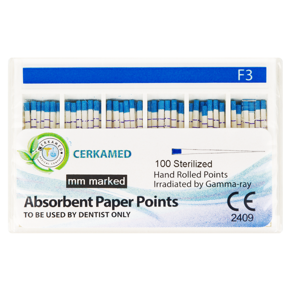 Бумажные штифты ProTaper 100 шт. Cerkamed