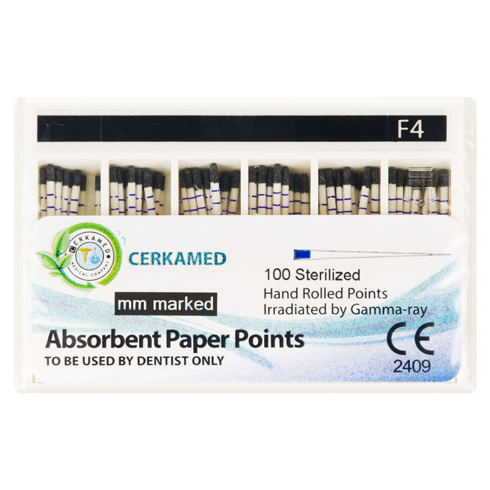 Бумажные штифты ProTaper 100 шт. Cerkamed