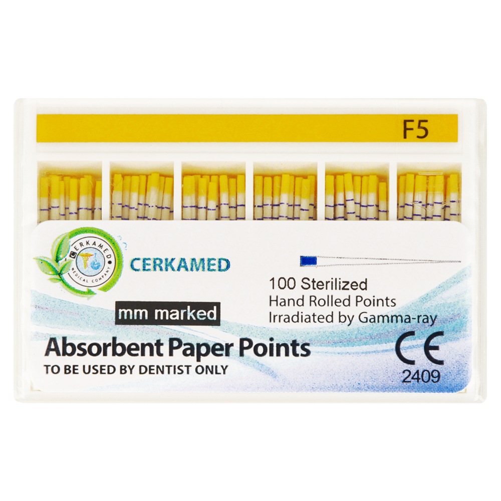 Бумажные штифты ProTaper 100 шт. Cerkamed