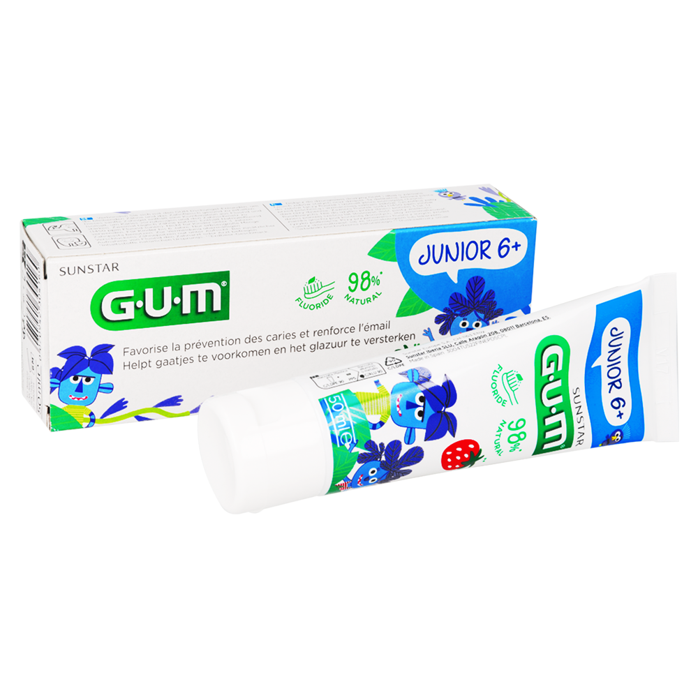 Зубная паста GUM Junior 6+, 50 мл