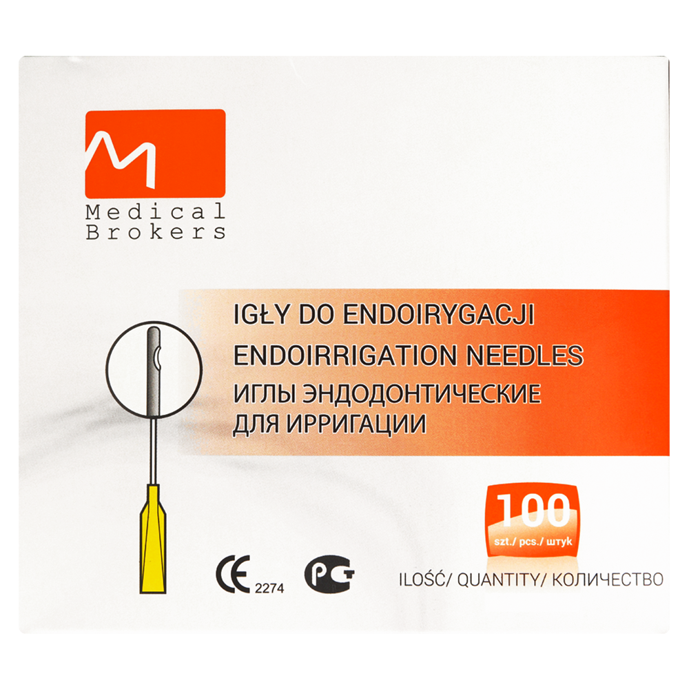 Иглы для эндоирригации, 100 шт. Medical Brokers