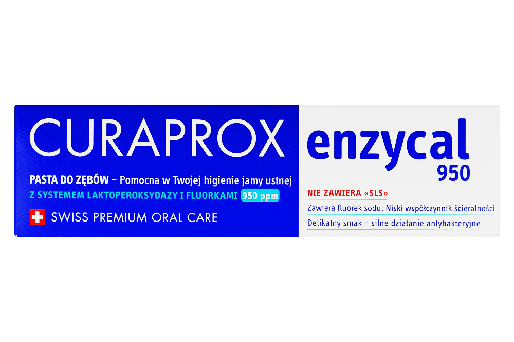Зубная паста Curaprox Enzycal 950, 75 мл