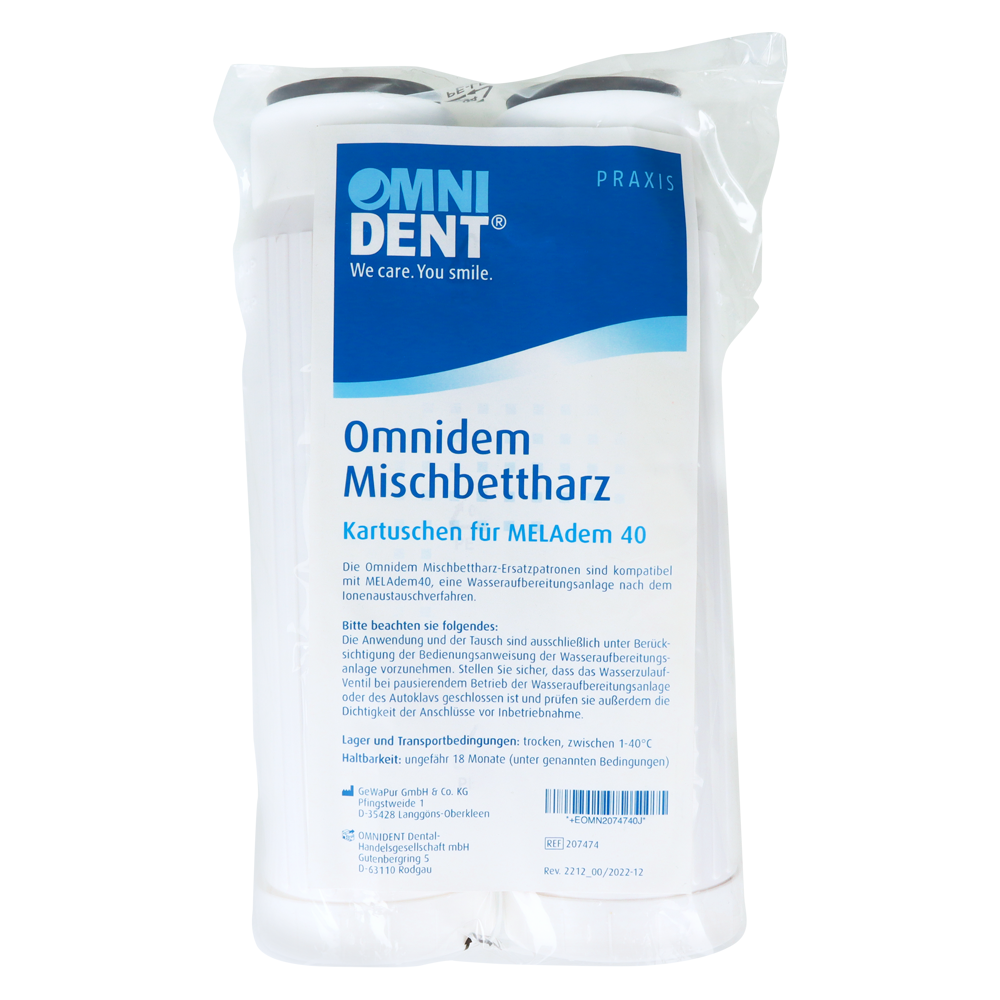 Фильтры для деминерализатора MELAdem 40 2 шт. Omnident