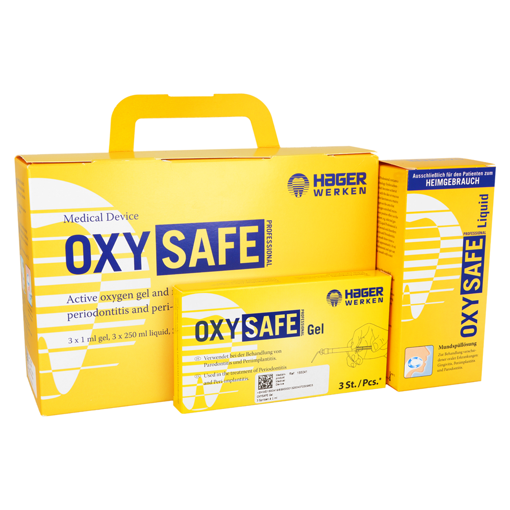 OXYSAFE Professional (3 шприца по 1 мл + 3 флакона по 250 мл) Hager