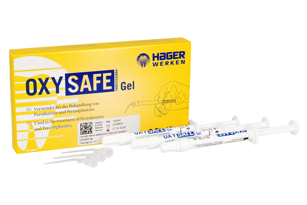 OXYSAFE Professional (3 шприца по 1 мл + 3 флакона по 250 мл) Hager