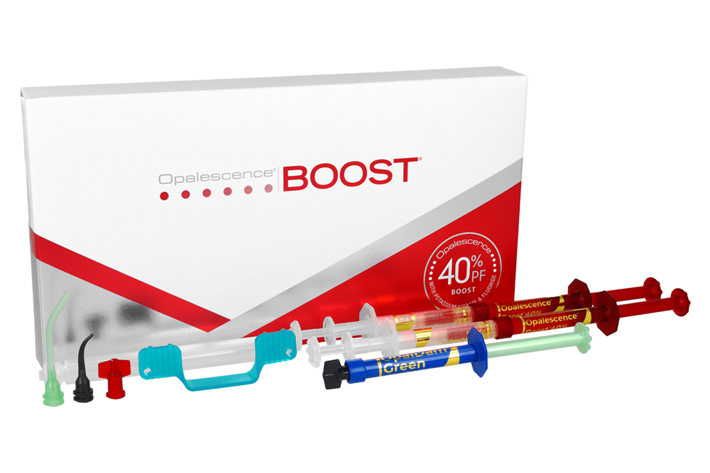 Opalescent Boost 40% PF Intro Kit, набор из 4 шприцев Ultradent