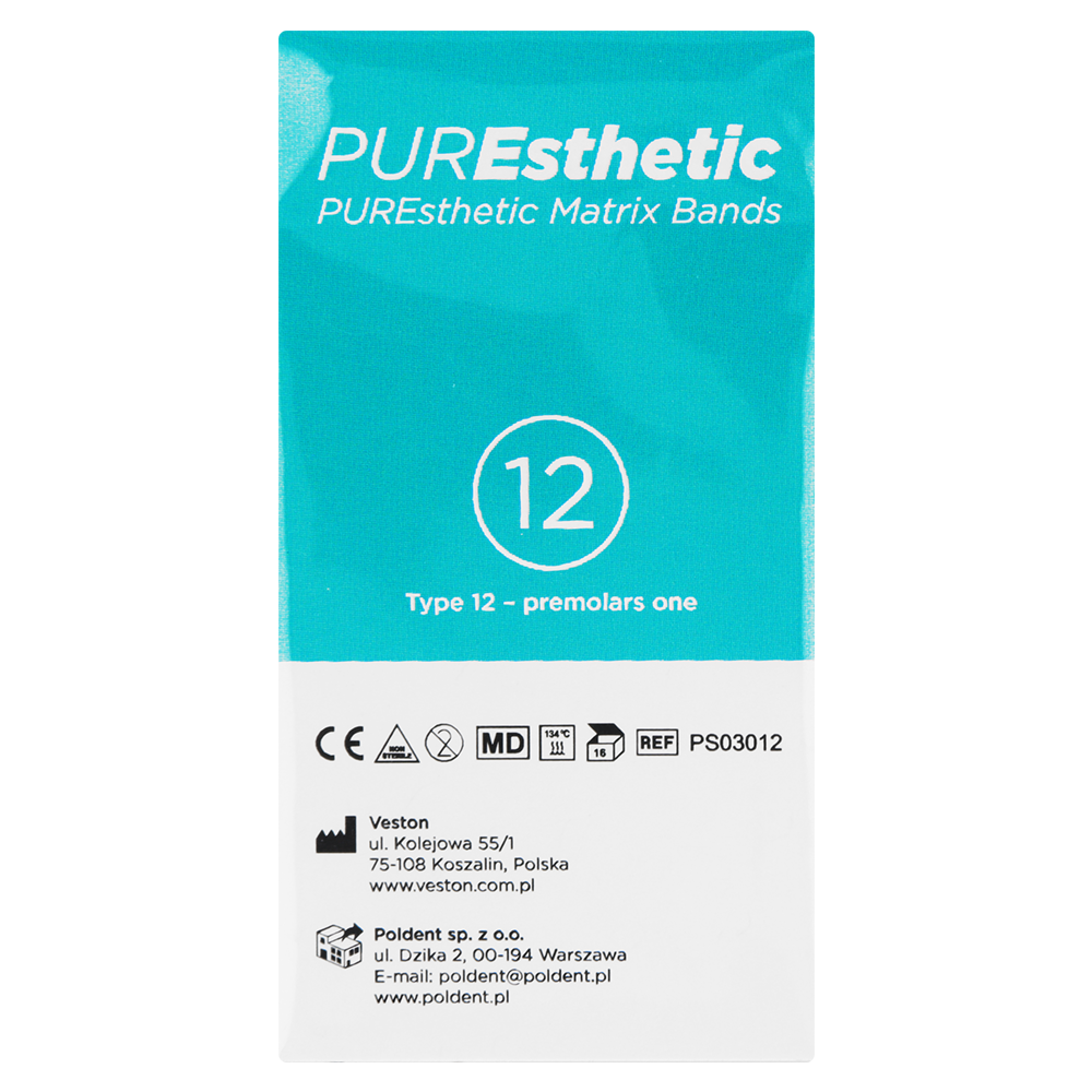 Металлические полоски PUREsthetic 16 шт. Poldent