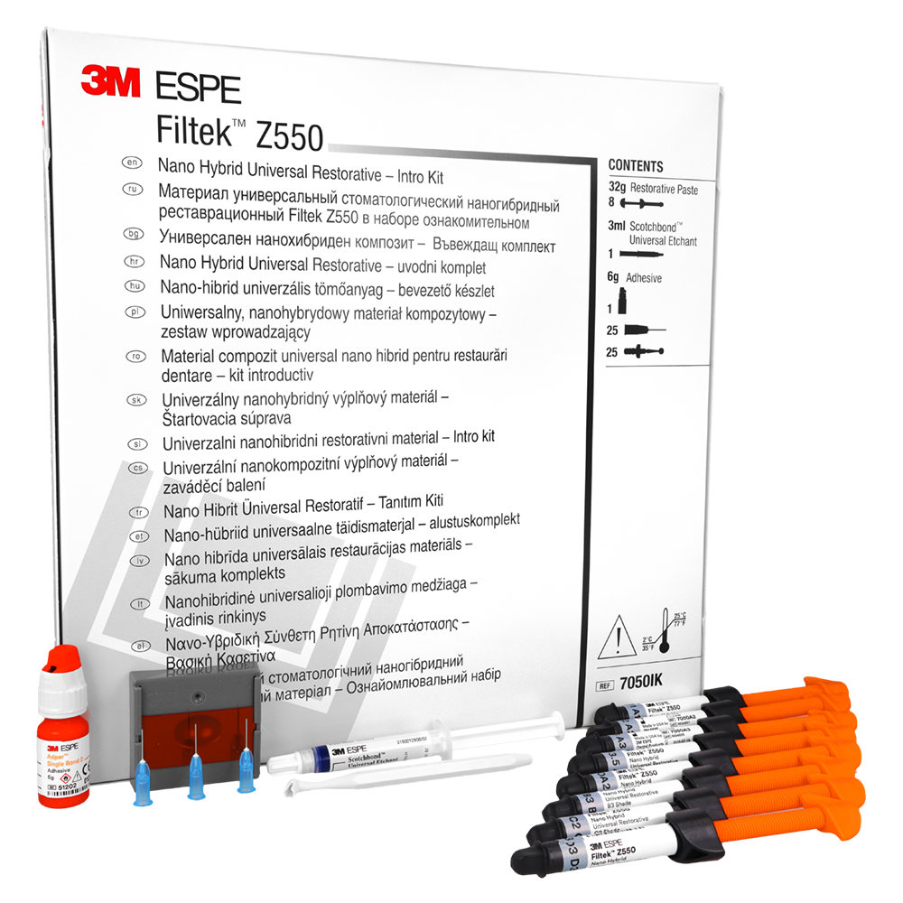 Набор Filtek Z550 (8 × 4 г + Adper Single Bond 6 мл) 3M