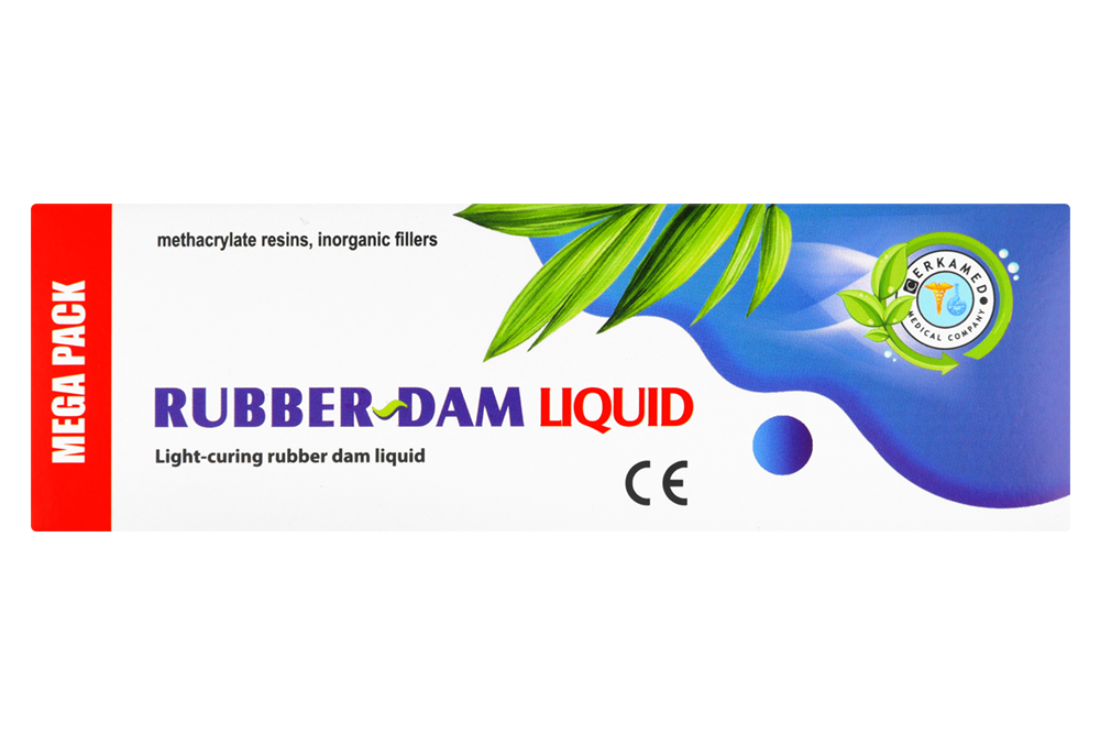 Жидкий коффердам Rubber-Dam Liquid Mega Pack 1,2 мл × 4 шт. Cerkamed