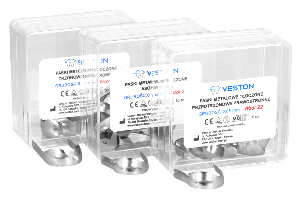 Штампованные матричные полоски VESTON 0,05 мм 30 шт.