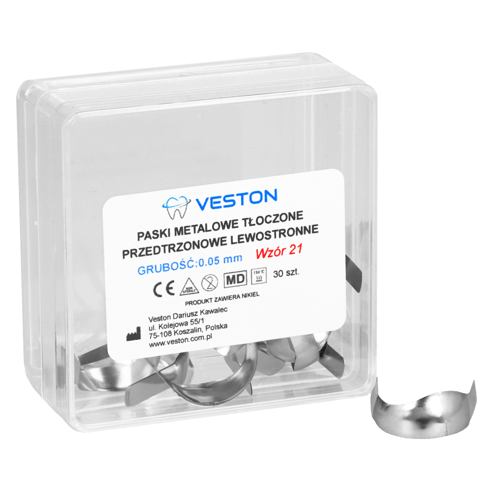 Штампованные матричные полоски VESTON 0,05 мм 30 шт.