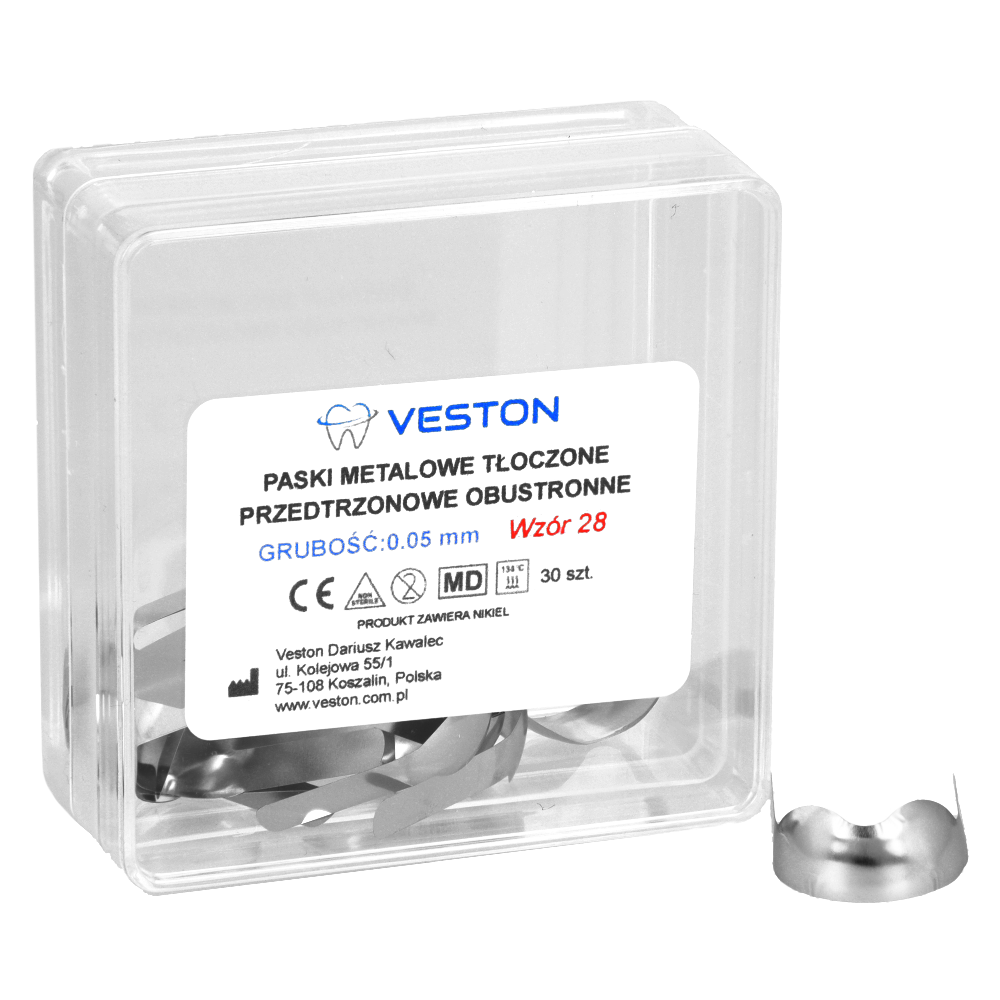 Штампованные матричные полоски VESTON 0,05 мм 30 шт.