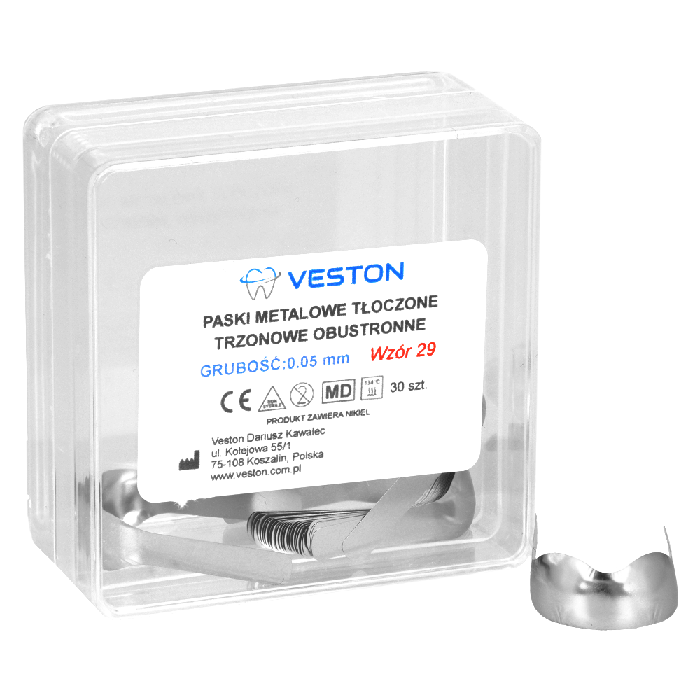 Штампованные матричные полоски VESTON 0,05 мм 30 шт.