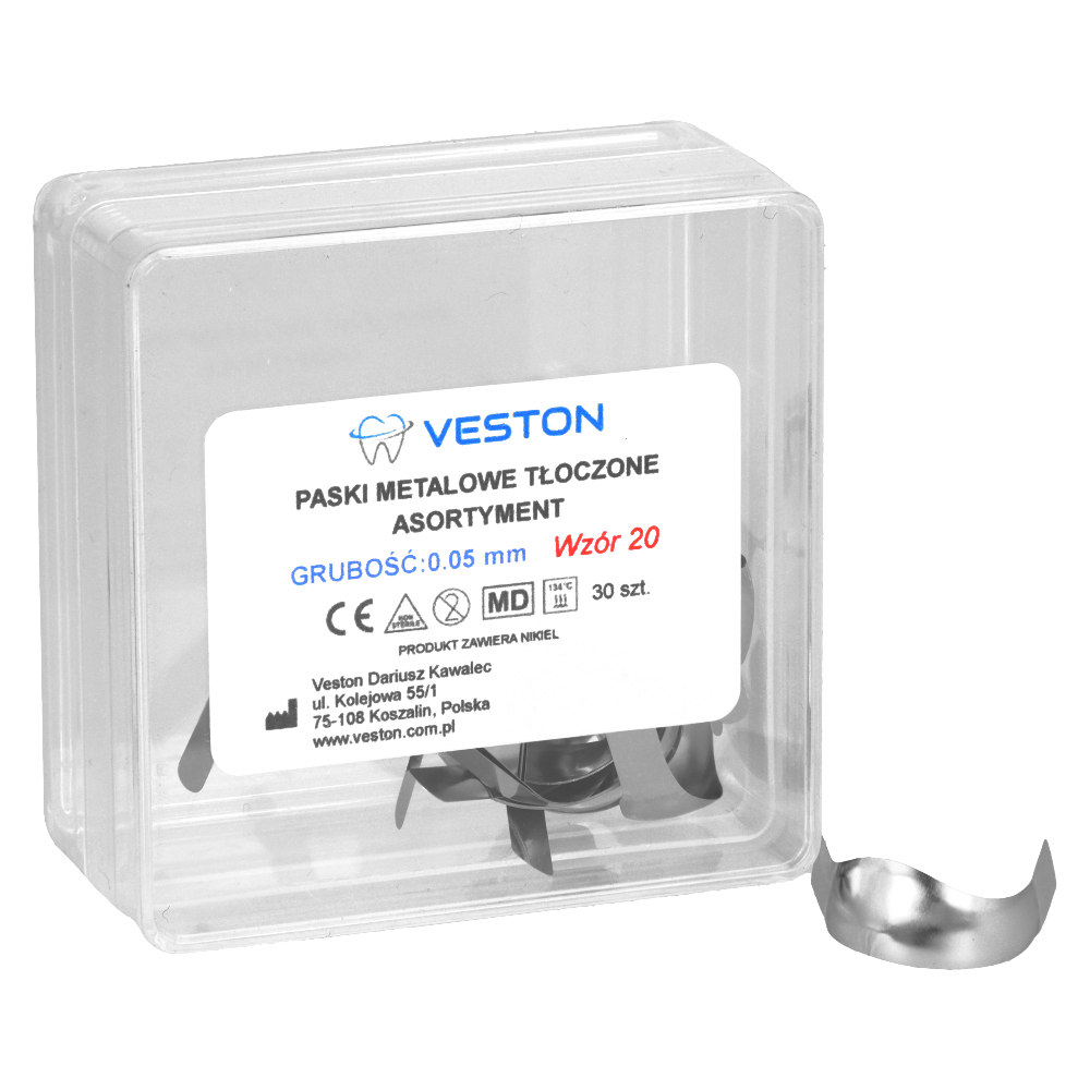 Штампованные матричные полоски VESTON 0,05 мм 30 шт.
