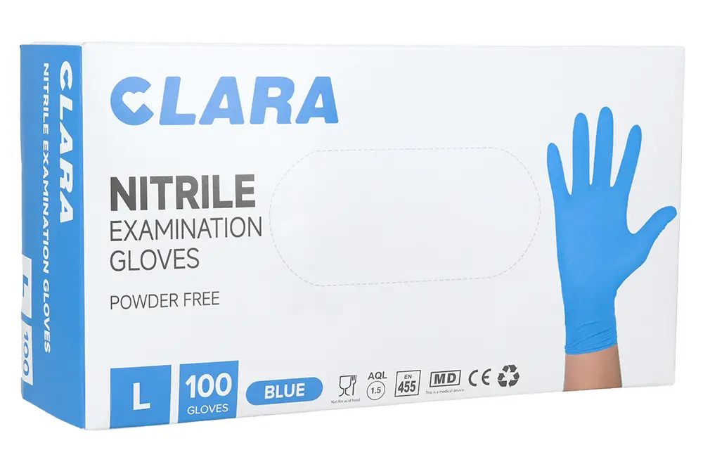 Нитриловые перчатки Clara 100 шт.