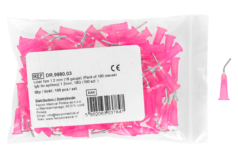 Иглы для аппликаций, 100 шт. Dentaline