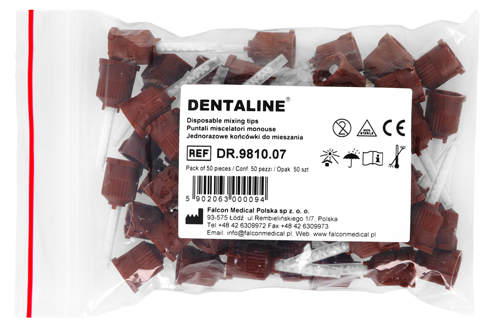 Смешивающие насадки, 50 шт. Dentaline