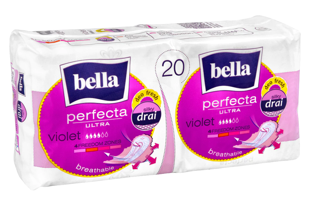 Прокладки Perfecta Ultra Violet, 20 шт. Bella