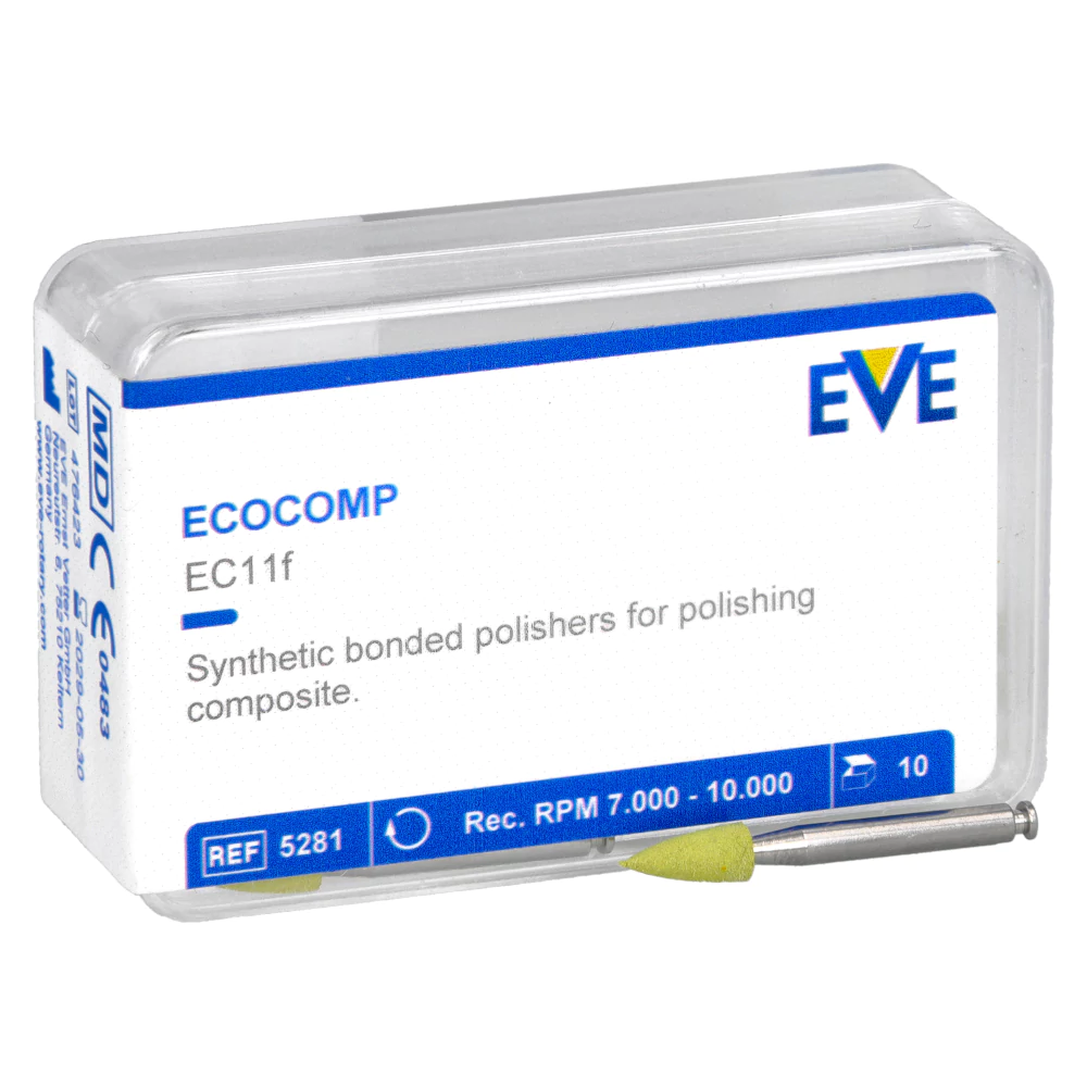 Полировочные резинки Ecocomp 10 шт. EVE