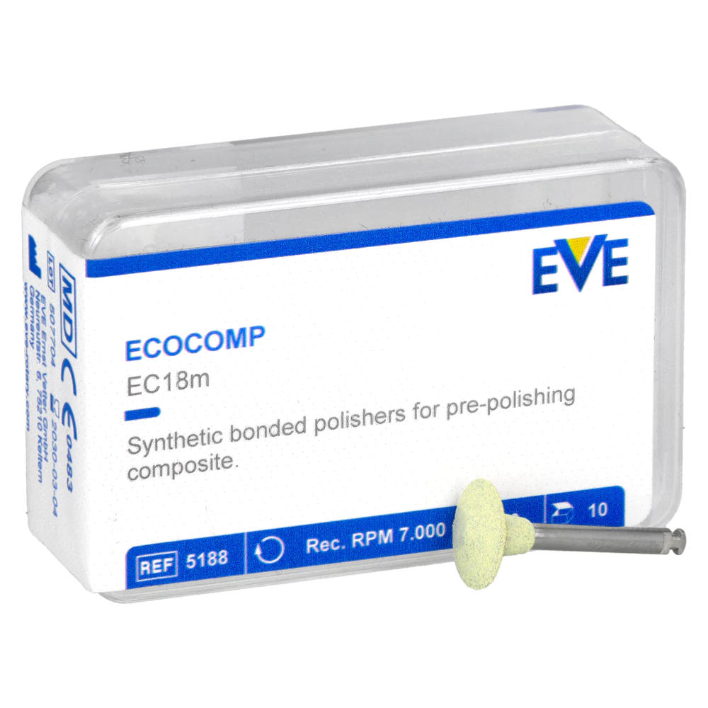 Полировочные резинки Ecocomp 10 шт. EVE