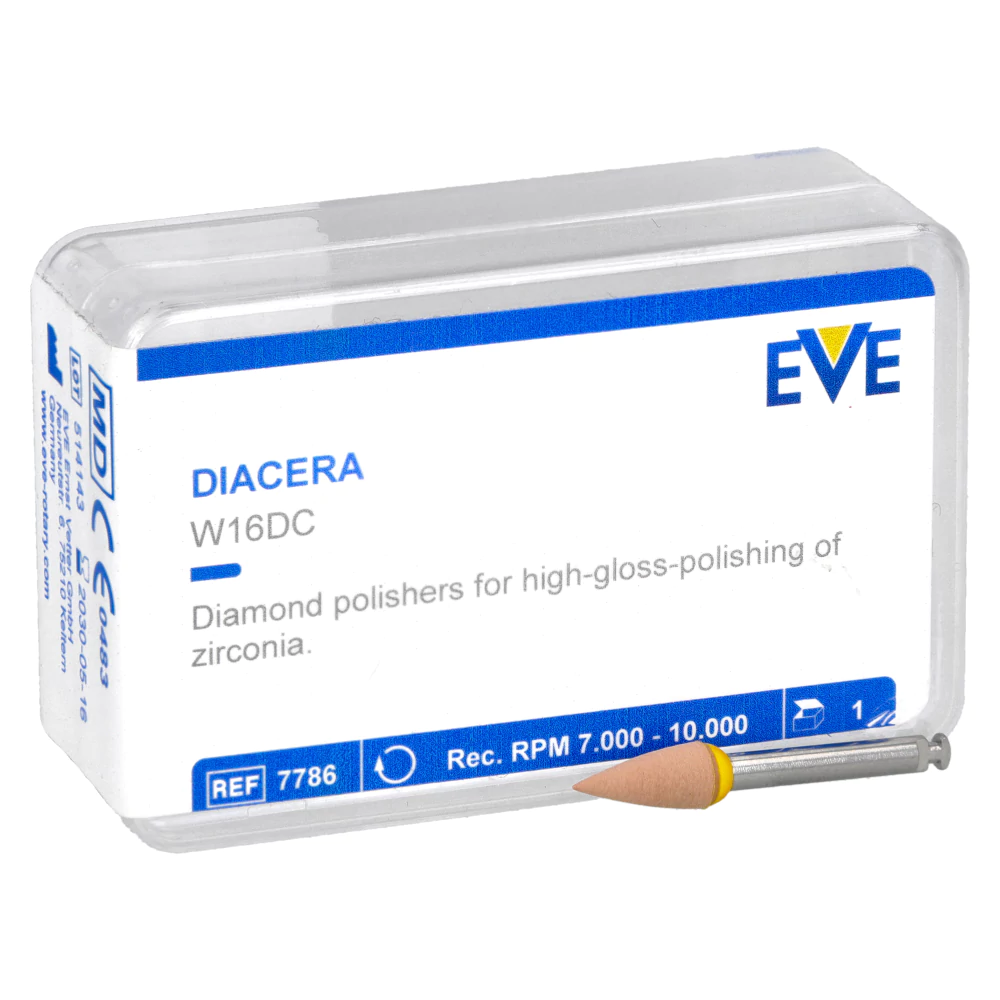 Алмазная полировочная резинка Diacera, 1 шт. EVE