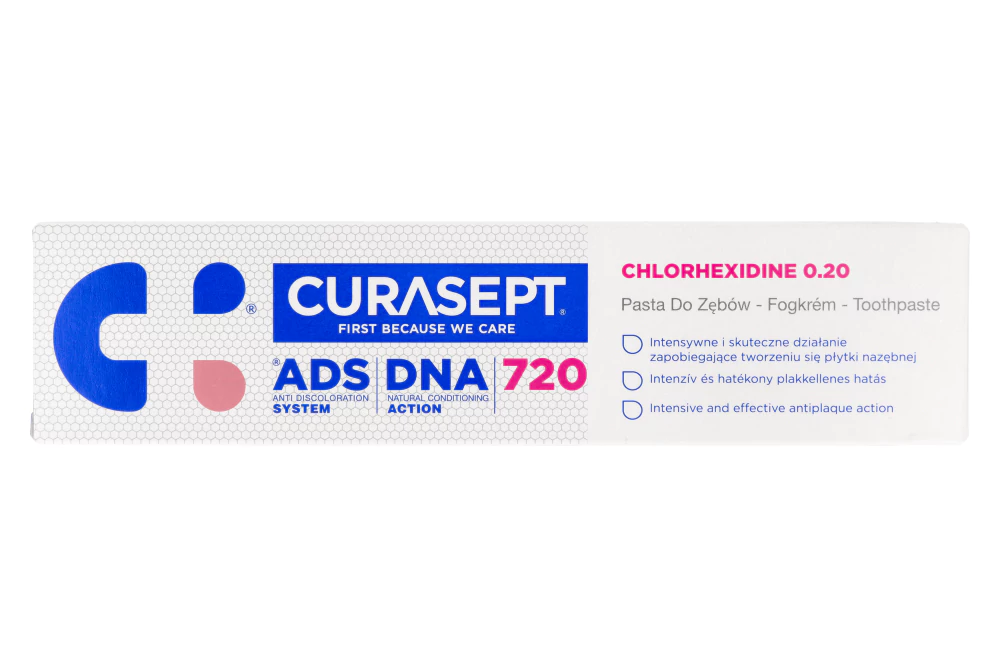 Зубная паста ADS DNA 720 0,20% ХГ 75 мл Curasept