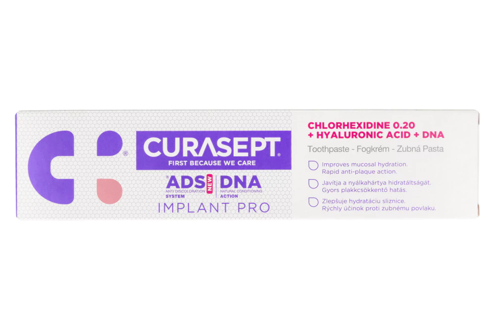Зубная паста Implant Pro 0,20% ХГК 75 мл Curasept
