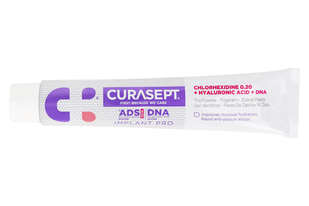Зубная паста Implant Pro 0,20% ХГК 75 мл Curasept