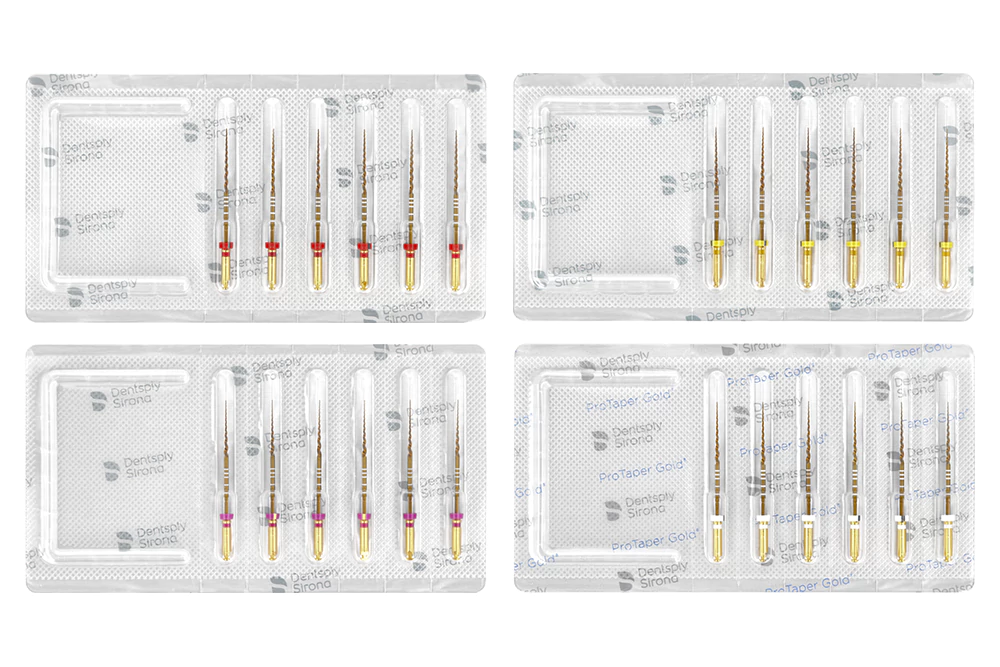 Машинные файлы ProTaper Gold 6 шт. Dentsply Sirona