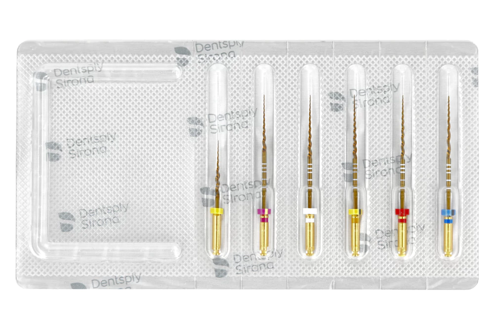 Машинные файлы ProTaper Gold 6 шт. Dentsply Sirona
