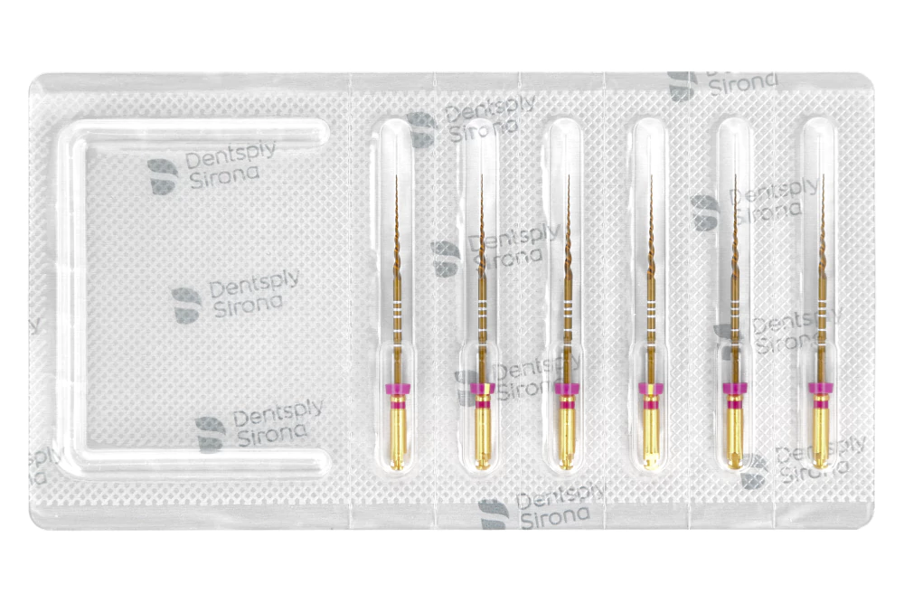 Машинные файлы ProTaper Gold 6 шт. Dentsply Sirona