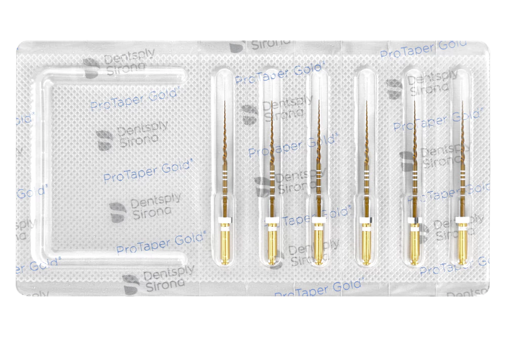 Машинные файлы ProTaper Gold 6 шт. Dentsply Sirona
