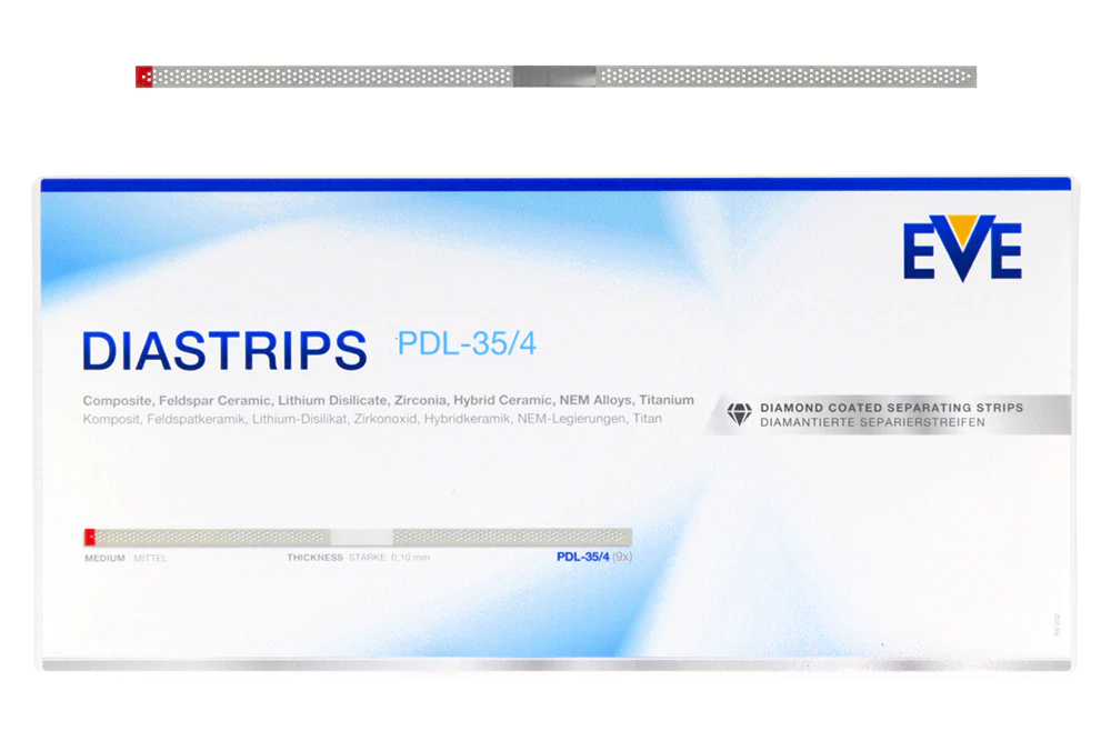 Алмазные полоски Diastrips, 9 шт. EVE