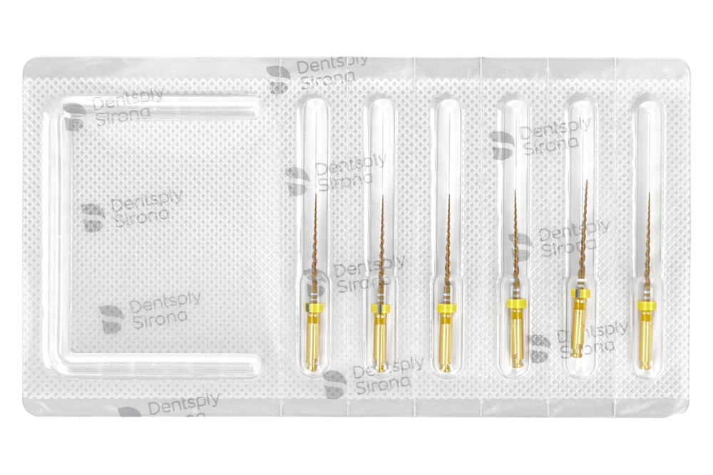 Машинные файлы ProTaper Gold 6 шт. Dentsply Sirona