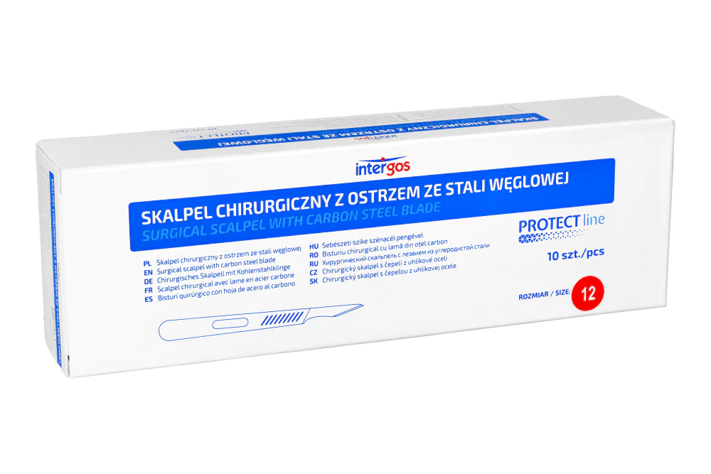 Одноразовые скальпели, 10 шт. Intergos