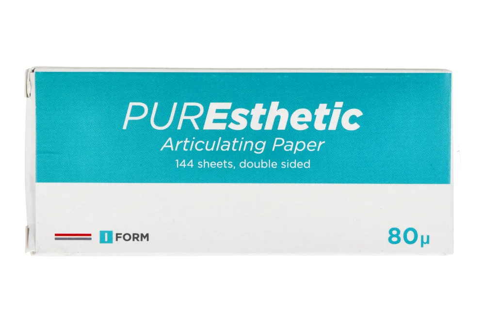 Артикуляционная калька PUREsthetic 80 мкм прямая 144 шт. Poldent