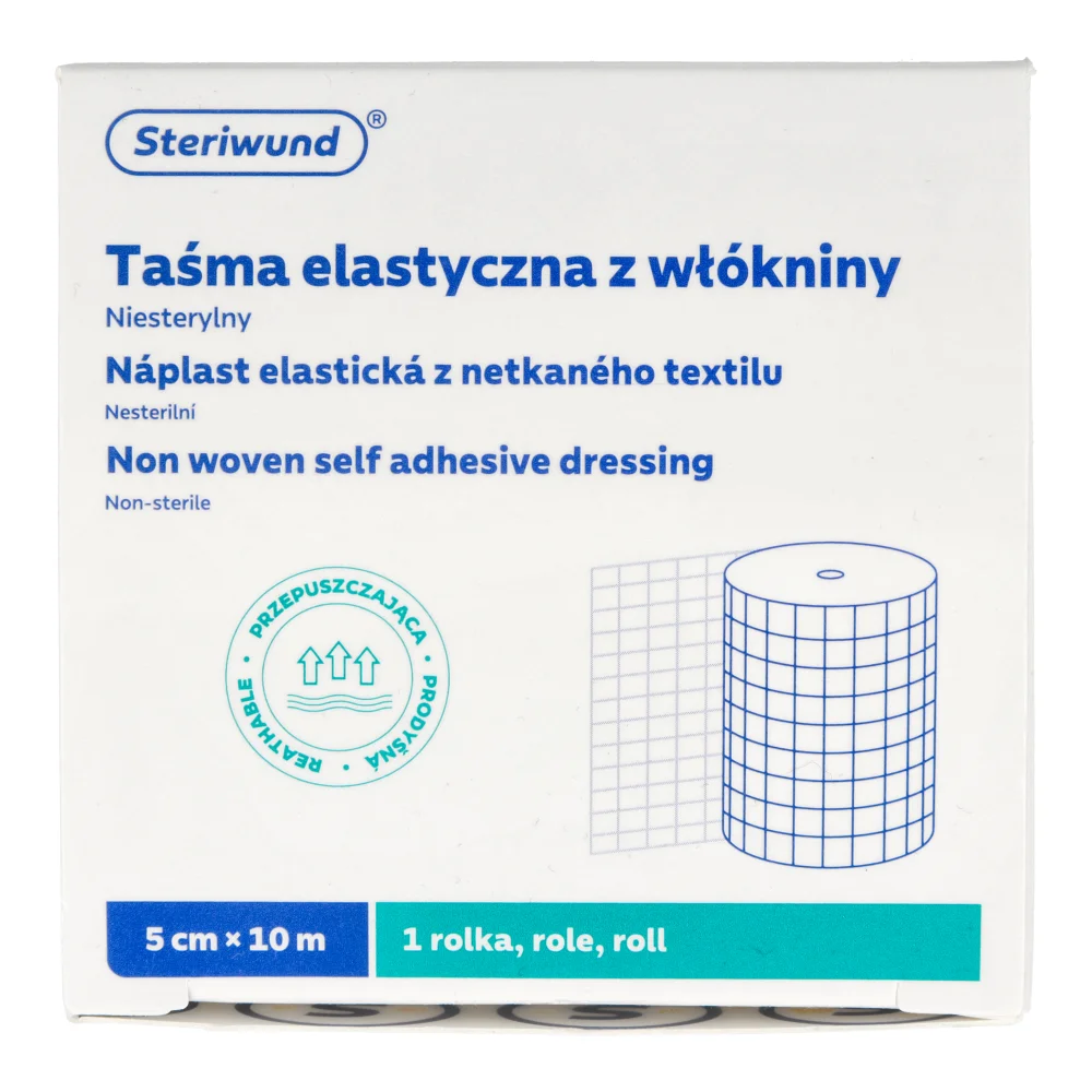 Эластичная лента из нетканого материала 5 см × 10 м Steriwund