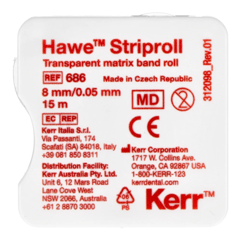 Целлулоидная полоска Hawe Striproll 15 м Kerr