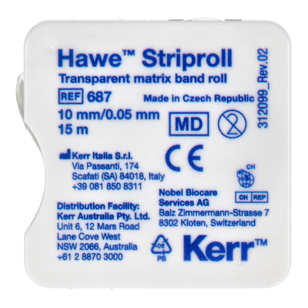 Целлулоидная полоска Hawe Striproll 15 м Kerr