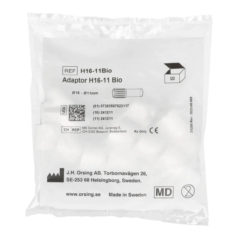 Биоразлагаемый адаптер H16-11 × 10 шт. J.H.Orsing