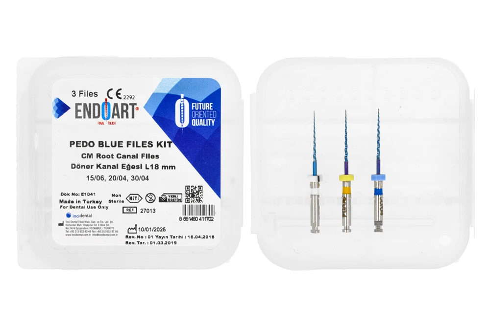 Набор файлов Blue Kit 3 шт. EndoArt