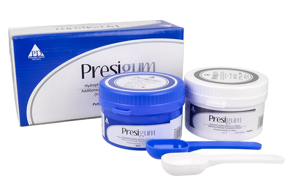 Presigum Putty набор (база + катализатор) President Dental
