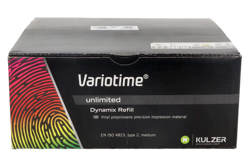Картриджи Variotime Unlimited Dynamix 2 × 380 мл Kulzer