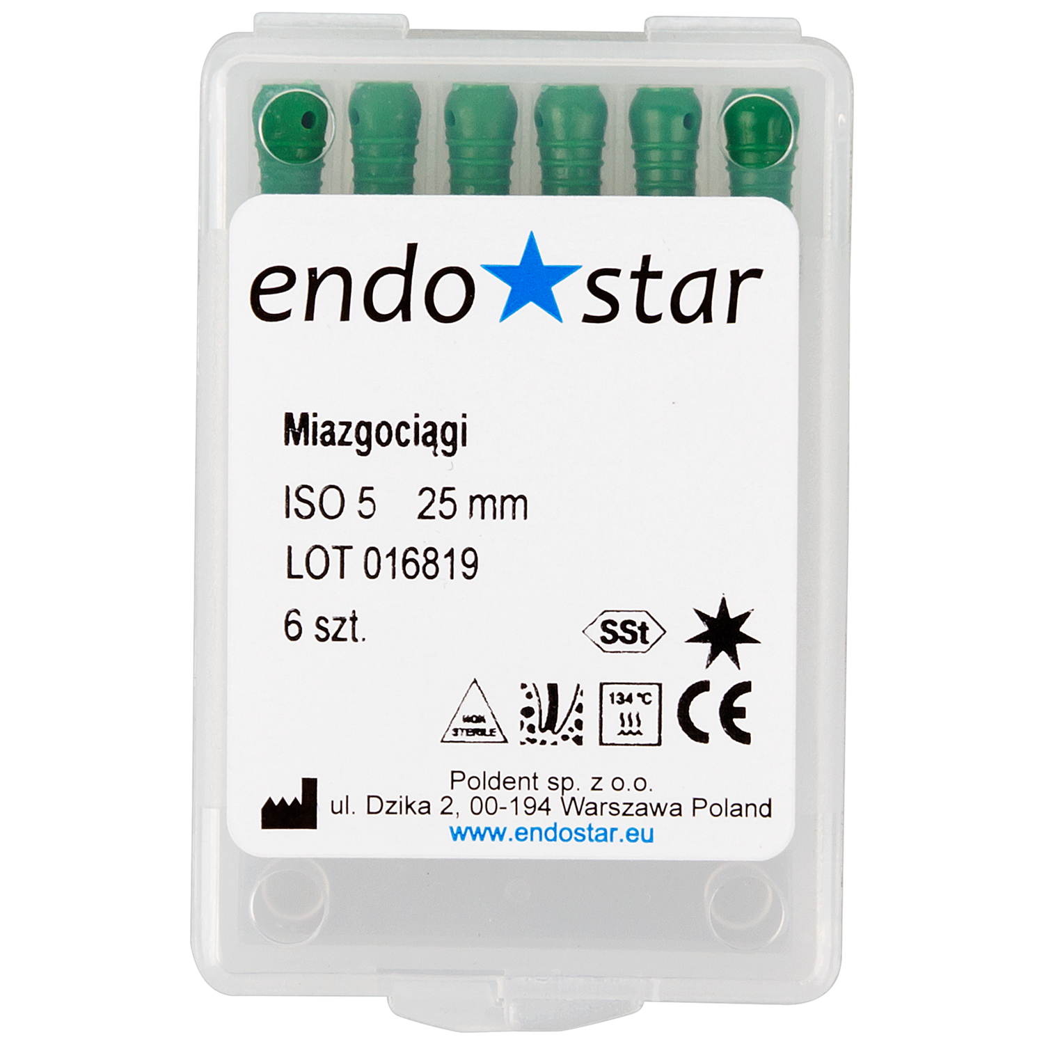 Пульпоэкстракторы 6 шт. Endostar