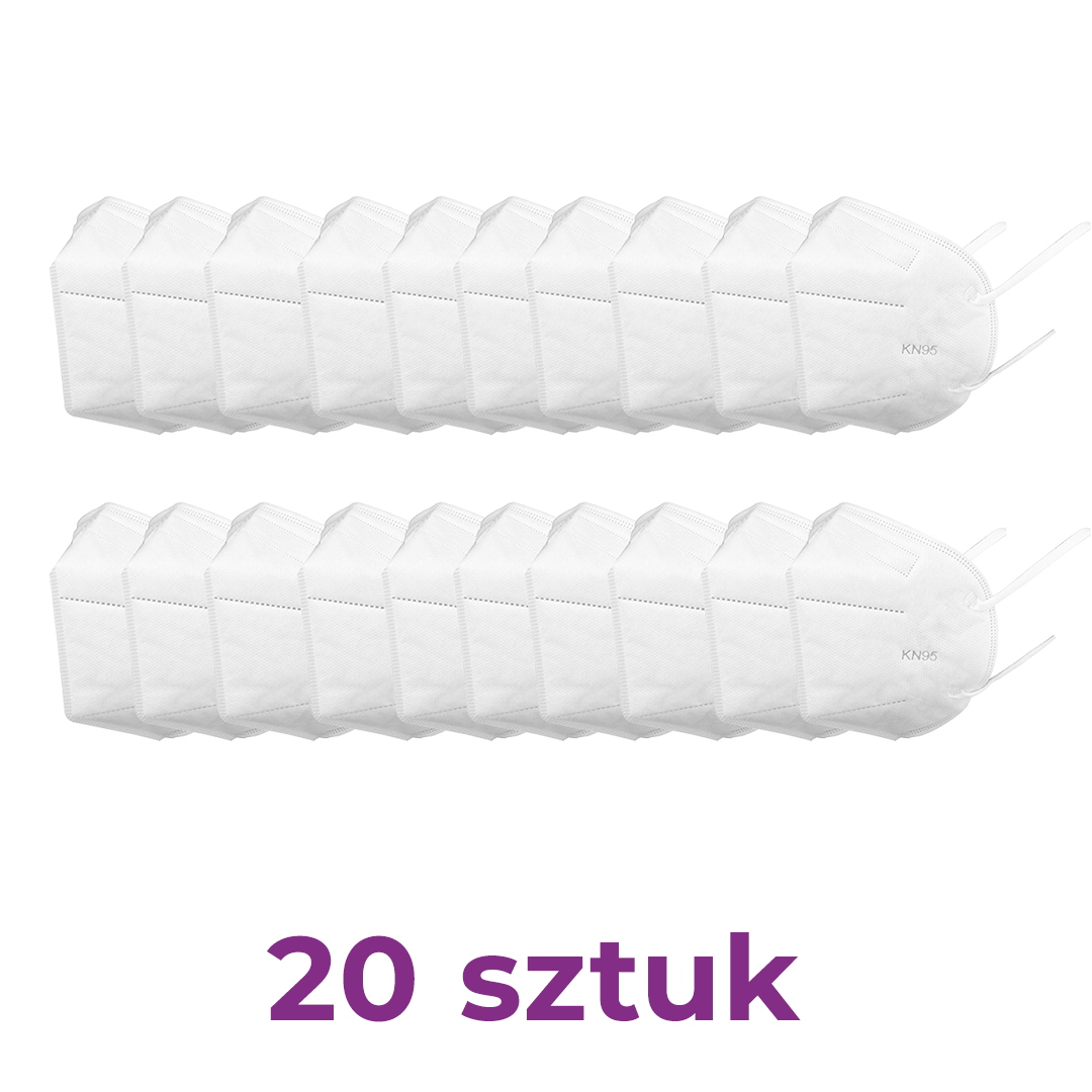 Маска защитная KN95/N95 упаковка 20 шт.