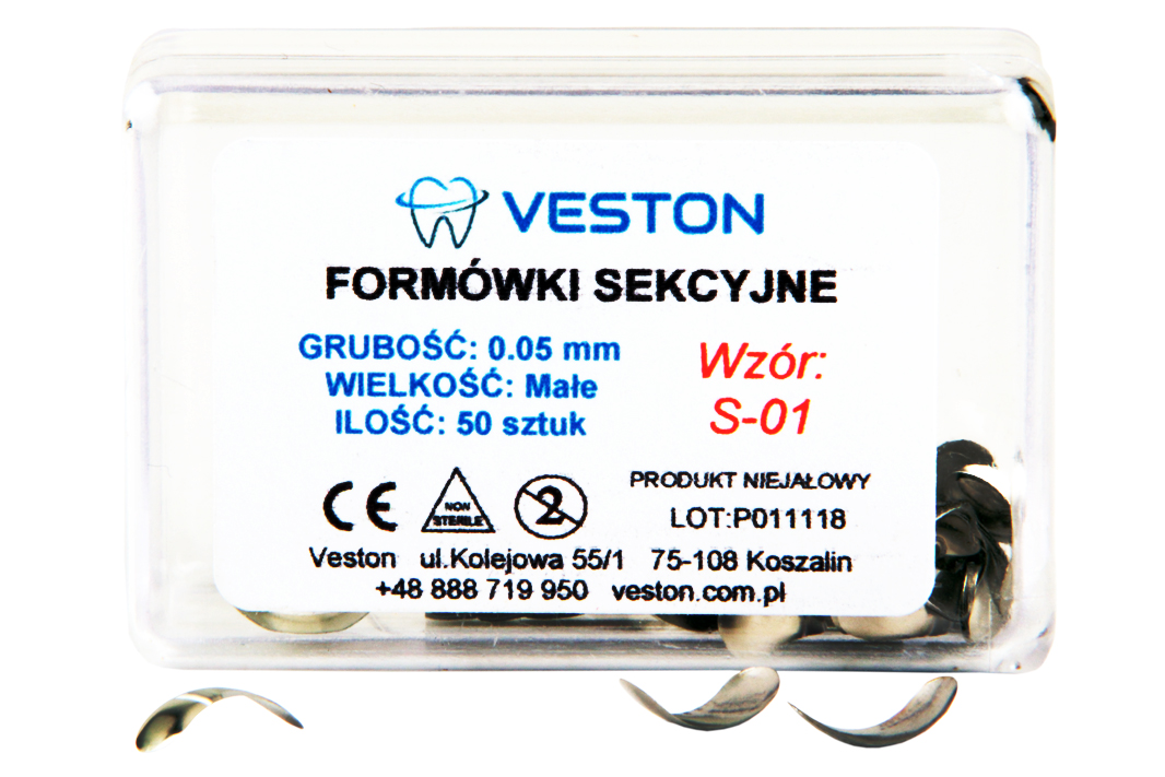 Секционные матрицы 0,05 мм Veston